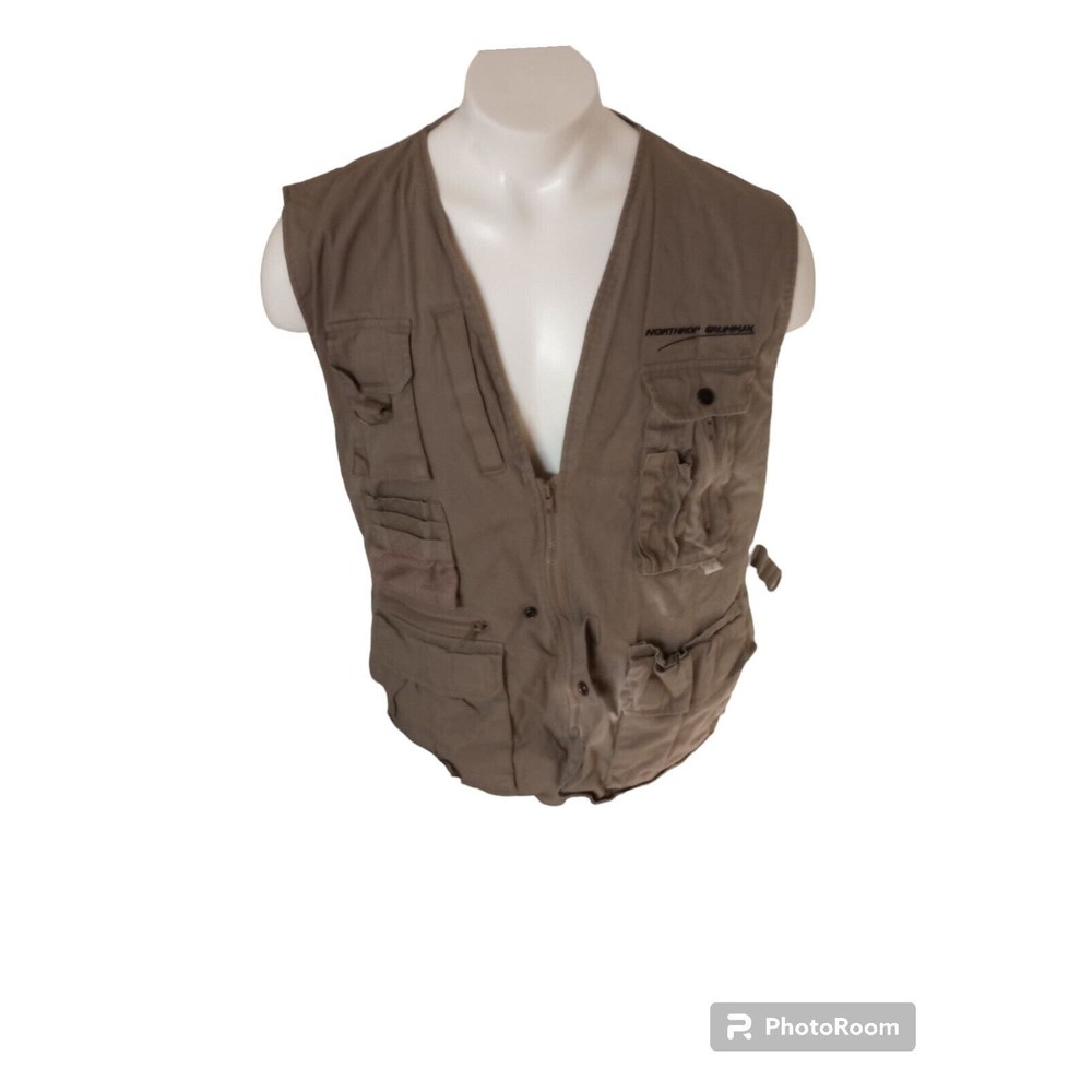 Fox Fire Khaki Beige Safari Photography Fishing Hunting‎ Vest Tactical Size LR